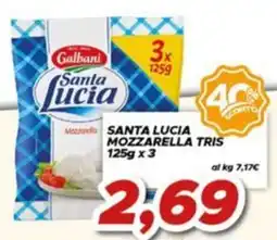MA Supermercati Santa Lucia Mozzarella offerta