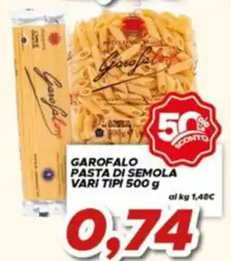 MA Supermercati Garofalo pasta di semola vari tipi offerta