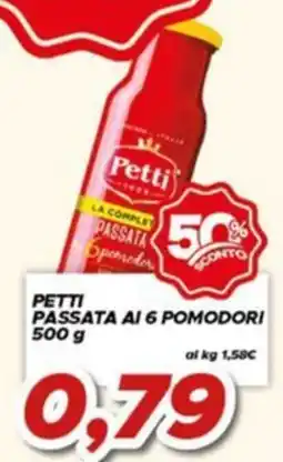 MA Supermercati Petti passata ai 6 pomodori offerta