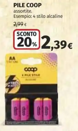 Coop Superstore Pile Coop offerta