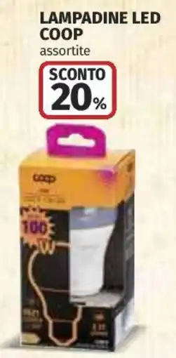 Coop Superstore Lampadine LED Coop assortite offerta