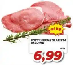 MA Supermercati Sottillissime di arista di suino offerta
