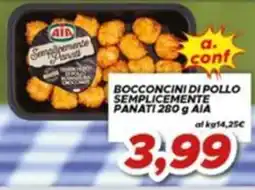 MA Supermercati Bocconcini di pollo semplicemente panati AIA offerta