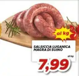 MA Supermercati Salsiccia luganica magra di suino offerta