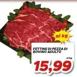 MA Supermercati Fettine di pezza di bovino adulto offerta