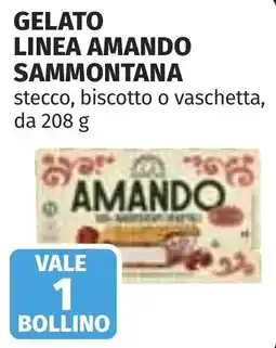 Coop Gelato linea amando sammontana offerta