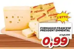 MA Supermercati Formaggio francese President Emmental offerta