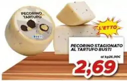 MA Supermercati Pecorino stagionato al tartufo Busti offerta