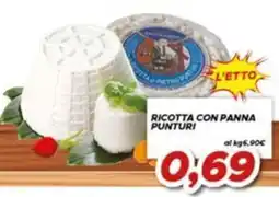 MA Supermercati Ricotta con panna Punturi offerta