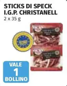 Coop Superstore Sticks di speck I.G.P. Christianell offerta