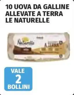 Coop Superstore Uova da galline allevate a terra le naturelle offerta