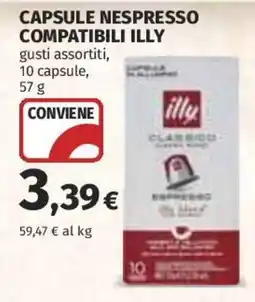 Coop Superstore Capsule Nespresso compatibili Illy offerta