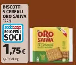 Coop Superstore Biscotti 5 cereali Oro Saiwa offerta