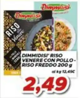 MA Supermercati Dimmidisi riso venere con pollo offerta
