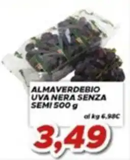 MA Supermercati Almaverdebio uva nera senza semi offerta