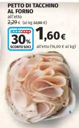 Coop Superstore Pettro di tacchino al forno offerta