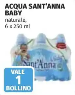 Coop Superstore Acqua Sant'Anna Baby naturale offerta