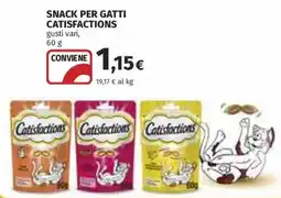 Coop Superstore Snack per gatti Catisfactions offerta