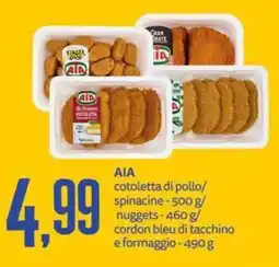 PRO7 Supermercati AIA cotoletta di pollo/ spinacine offerta