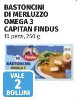 Coop Superstore Bastoncini di merluzzo omega 3 capitan findus offerta