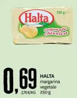 PRO7 Supermercati Halta margarina vegetale classica offerta