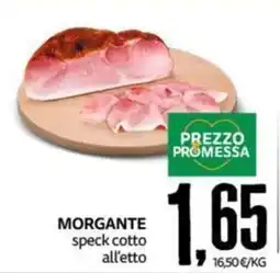 PRO7 Supermercati Morgante speck cotto all'etto offerta