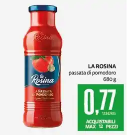PRO7 Supermercati La Rosina passata di pomodoro offerta
