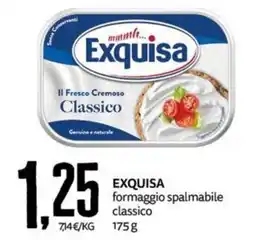 PRO7 Supermercati Exquisa formaggio spalmabile classico offerta
