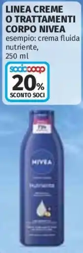 Coop Superstore crema fluida nutriente NIVEA offerta