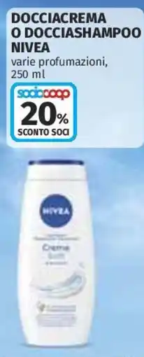 Coop Superstore Doccia crema o doccia shampoo Nivea offerta