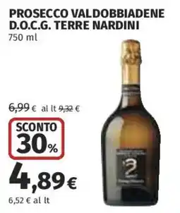 Coop Superstore Prosecco Valdobbiadene D.O.C.G. Terre Nardini offerta