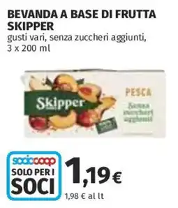 Coop Superstore Beveranda a base di frutta Skipper offerta