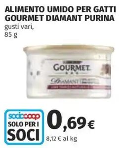 Coop Superstore Alimento umido per gatti gourmet diamant purina offerta