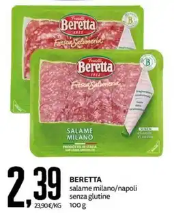 PRO7 Supermercati Beretta salame milano offerta