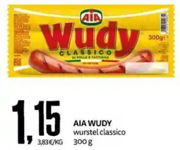 PRO7 Supermercati AIA WUDY wurstel classico offerta