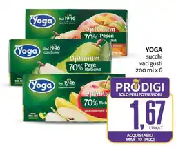 PRO7 Supermercati Yoga succhi vari gusti offerta