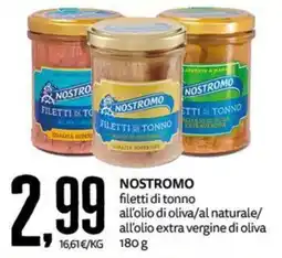 PRO7 Supermercati Nostromo filetti di tonno offerta