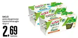 PRO7 Supermercati Saclà pesto alla genovese classico/senza aglio offerta