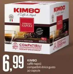 PRO7 Supermercati Kimbo caffè napoli compatibili dolce gusto offerta