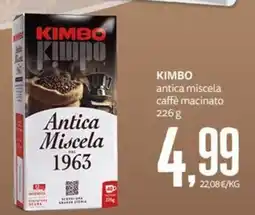 PRO7 Supermercati Kimbo antica miscela caffè macinato offerta
