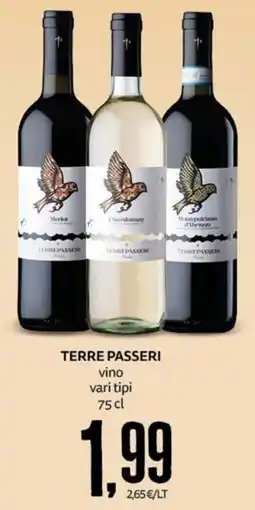 PRO7 Supermercati Terre Passeri vino vari tipi offerta
