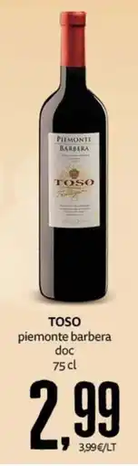 PRO7 Supermercati Toso piemonte barbera offerta