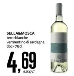 PRO7 Supermercati Sella&Mosca terre bianche vermentino di sardegna offerta