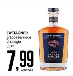 PRO7 Supermercati Castagner grappa barrique di ciliegio offerta