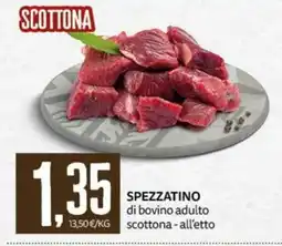 PRO7 Supermercati Spezzatino di bovino adulto scottona offerta