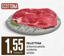 PRO7 Supermercati Palettina scottona offerta