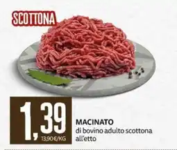 PRO7 Supermercati Macinato di bovino adulto scottone offerta