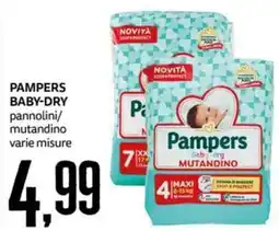 PRO7 Supermercati Pampers Baby-Dry mutandino offerta
