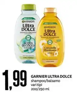 PRO7 Supermercati Garnier Ultra Dolce shampoo/balsamo offerta