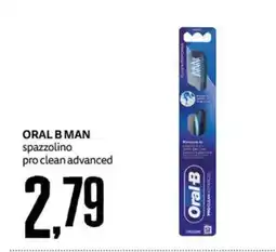 PRO7 Supermercati Oral B Man spazzolino pro clean advanced offerta